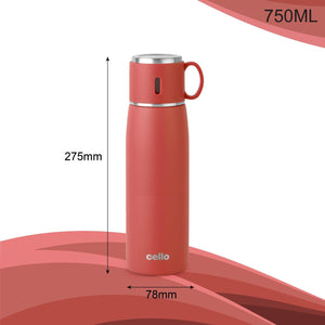 Duro Cup Style Flask, Vacusteel Water Bottle 750ml