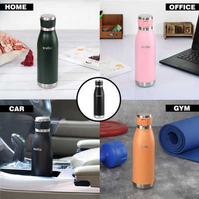 Duro Jet Flask, Vacusteel Water Bottle