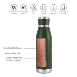 Duro Jet Flask, Vacusteel Water Bottle, 900ml