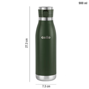 Duro Jet Flask, Vacusteel Water Bottle, 900ml