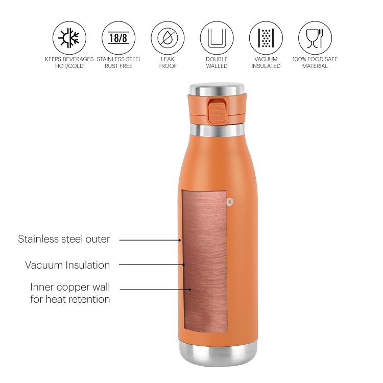 Duro Jet Flask, Vacusteel Water Bottle