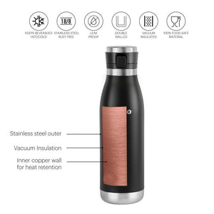 Duro Jet Flask, Vacusteel Water Bottle, 900ml