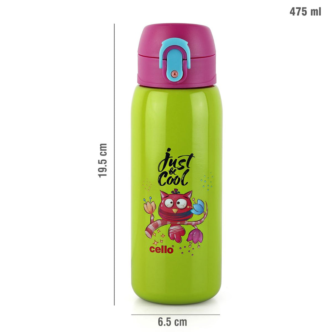 Junior 475 Hot & Cold Stainless Steel Kids Water Bottle, 475ml