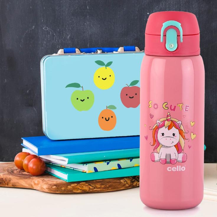 Junior 475 Hot & Cold Stainless Steel Kids Water Bottle, 475ml