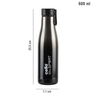 Dazzle Flask, Vacusteel Water Bottle, 600ml