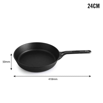 Ironica Pre-Seasoned Cast Iron Fry Pan