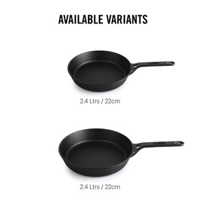Ironica Pre-Seasoned Cast Iron Fry Pan