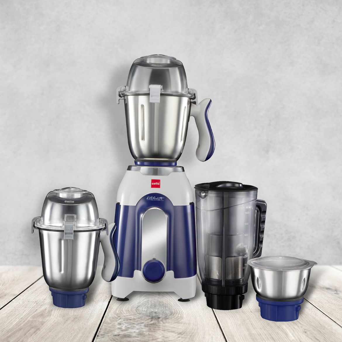 Discovery Pro Juicer Mixer Grinder with 4 Jars, 750W
