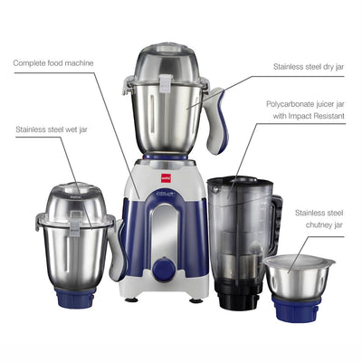 Discovery Pro Juicer Mixer Grinder with 4 Jars, 750W