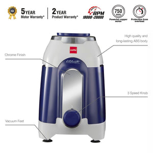 Discovery Pro Juicer Mixer Grinder with 4 Jars, 750W
