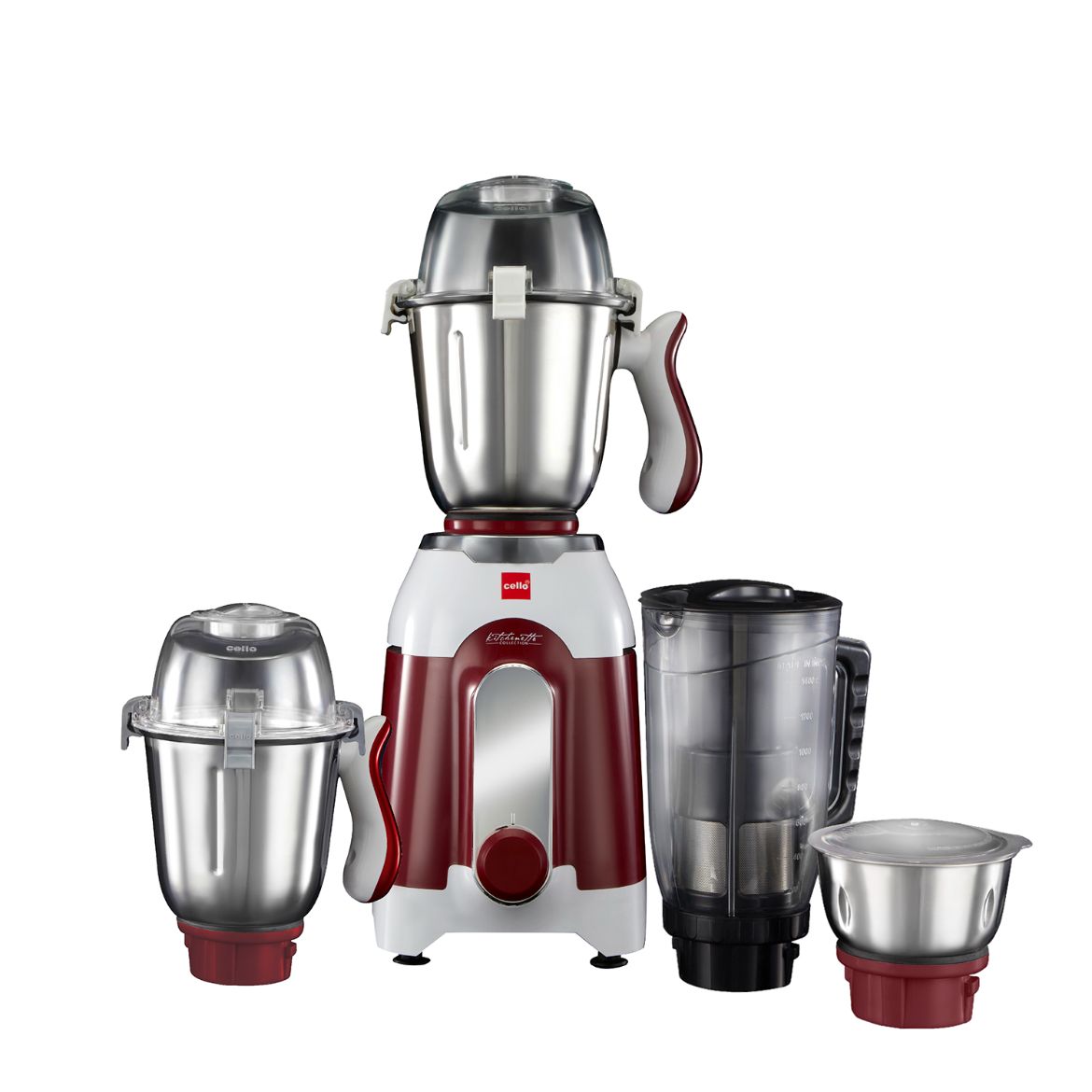 Discovery Pro Juicer Mixer Grinder with 4 Jars, 750W