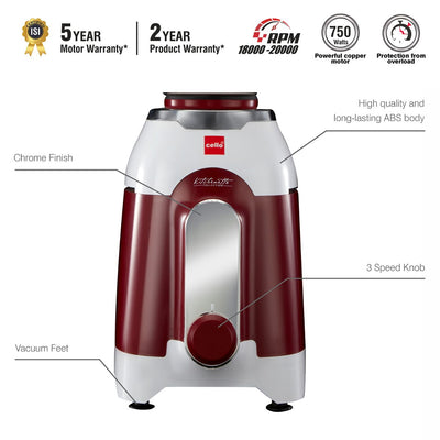 Discovery Pro Juicer Mixer Grinder with 4 Jars, 750W