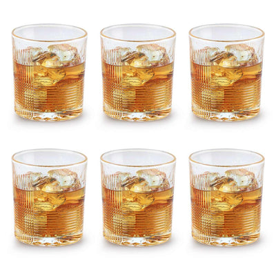 Enigma Glass Tumblers, Set of 6