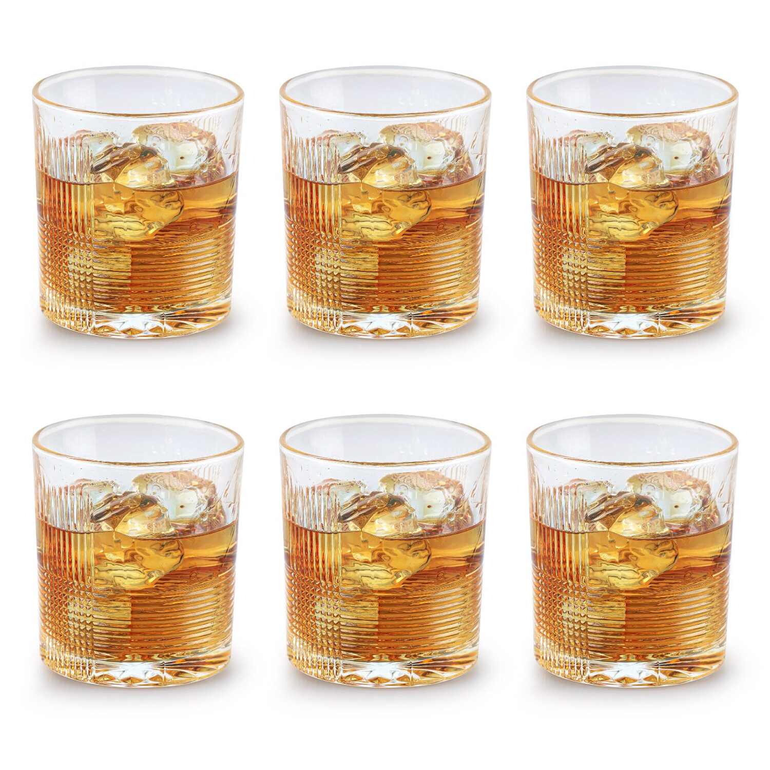 Enigma Glass Tumblers, Set of 6