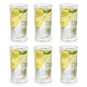 Enigma Glass Tumblers, Set of 6