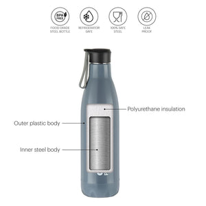 Puro Steel-X Neo 900 Water Bottle, 720ml