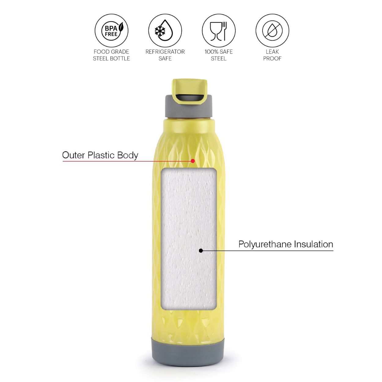Puro Wave 900 Water Bottle, 690ml