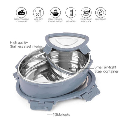 Oval Eat Insulated Lunch Box
