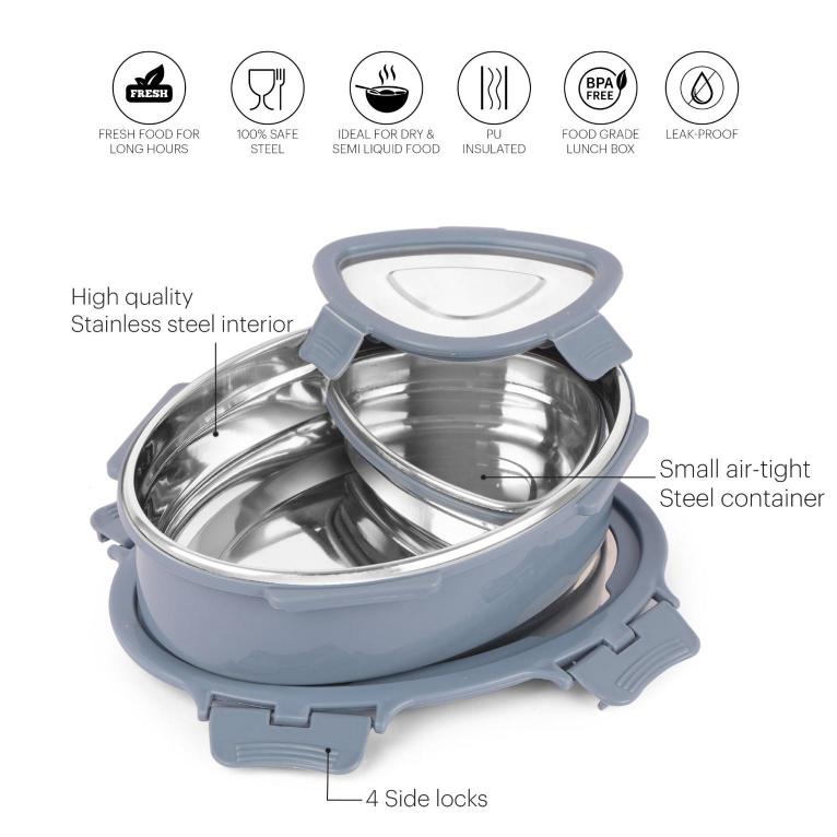 Oval Eat Insulated Lunch Box