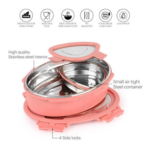 Oval Eat Insulated Lunch Box