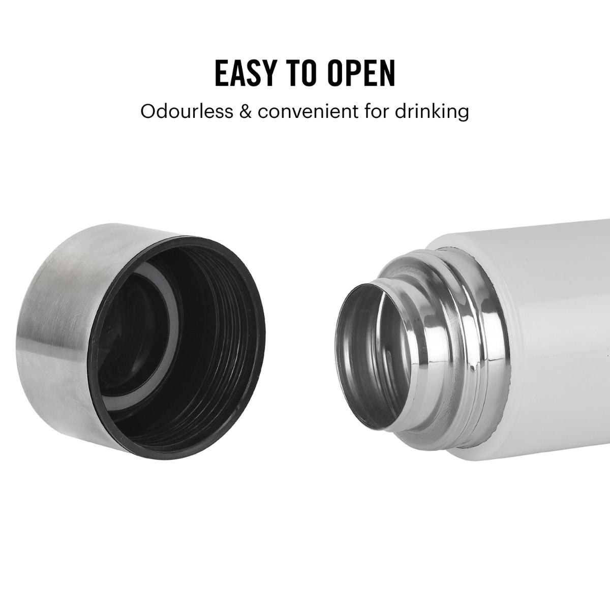 H2O Stainless Steel Water Bottle, 1000ml
