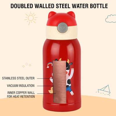 Toddy Hot & Cold Stainless Steel Kids Water Bottle, 550ml