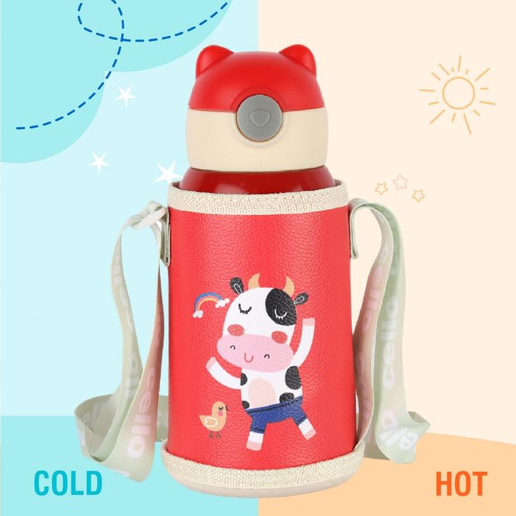 Toddy Hot & Cold Stainless Steel Kids Water Bottle, 550ml