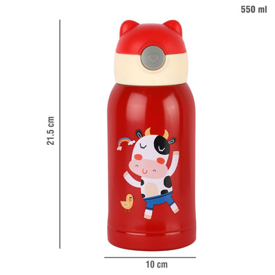 Toddy Hot & Cold Stainless Steel Kids Water Bottle, 550ml