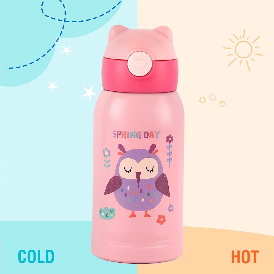 Toddy Hot & Cold Stainless Steel Kids Water Bottle, 550ml