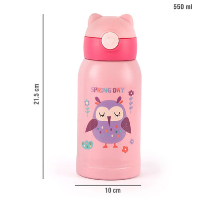 Toddy Hot & Cold Stainless Steel Kids Water Bottle, 550ml