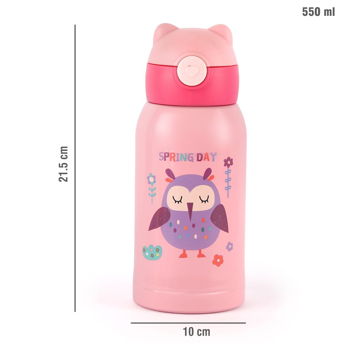 Toddy Hot & Cold Stainless Steel Kids Water Bottle, 550ml