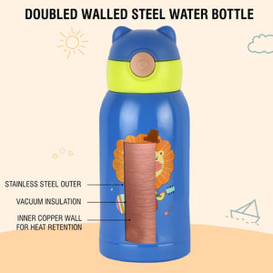 Toddy Hot & Cold Stainless Steel Kids Water Bottle, 550ml