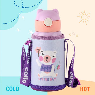 Toddy Hot & Cold Stainless Steel Kids Water Bottle, 550ml