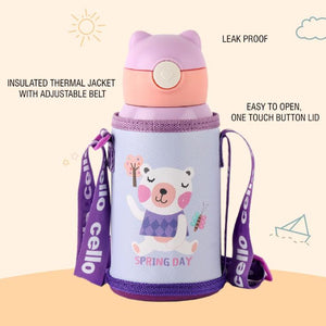 Toddy Hot & Cold Stainless Steel Kids Water Bottle, 550ml