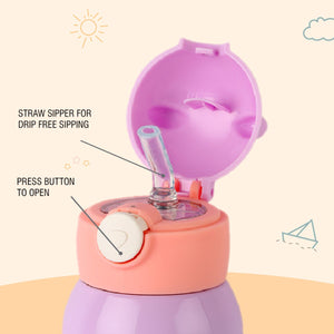 Toddy Hot & Cold Stainless Steel Kids Water Bottle, 550ml