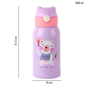 Toddy Hot & Cold Stainless Steel Kids Water Bottle, 550ml