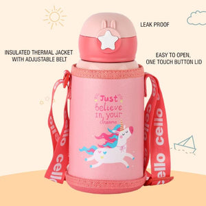 Lucky Hot & Cold Stainless Steel Kids Water Bottle, 500ml