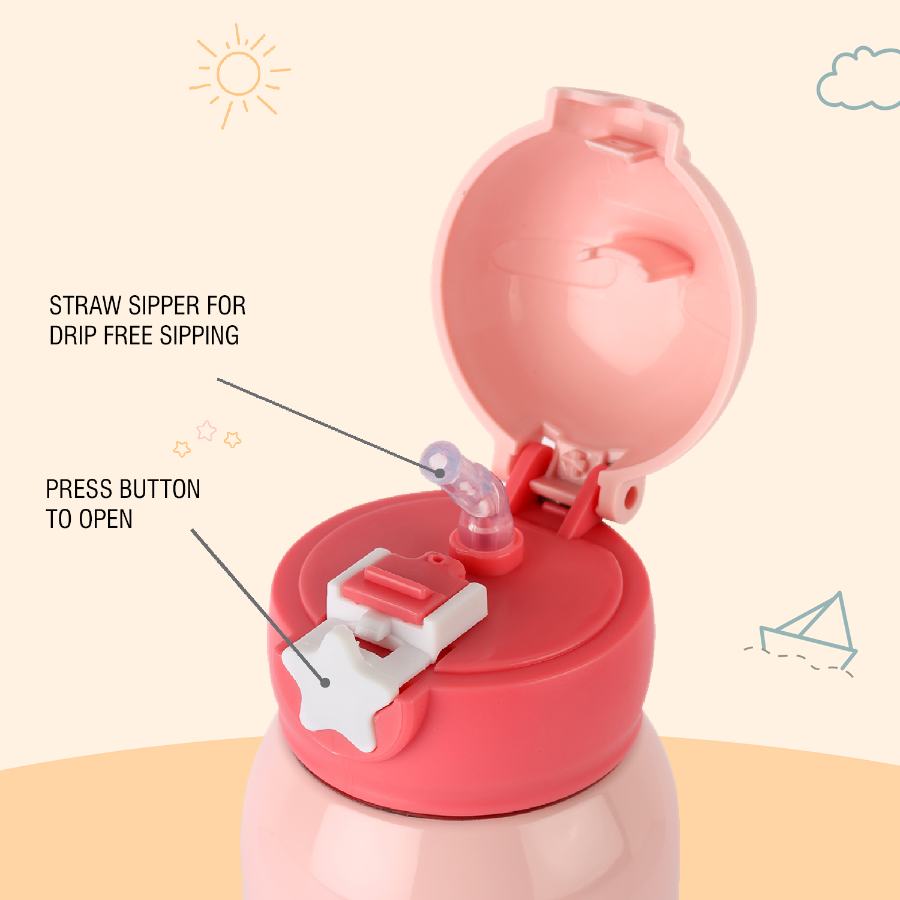 Lucky Hot & Cold Stainless Steel Kids Water Bottle, 500ml