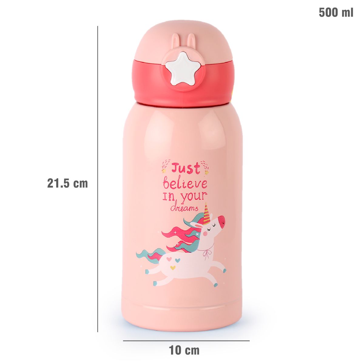 Lucky Hot & Cold Stainless Steel Kids Water Bottle, 500ml