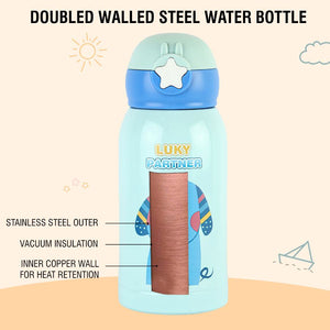 Lucky Hot & Cold Stainless Steel Kids Water Bottle, 500ml