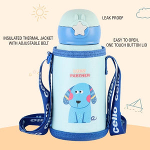 Lucky Hot & Cold Stainless Steel Kids Water Bottle, 500ml