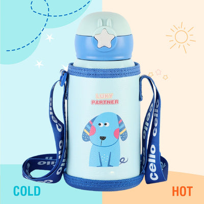 Lucky Hot & Cold Stainless Steel Kids Water Bottle, 500ml