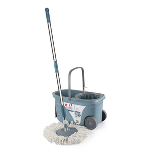 Kleeno Max Clean Spin Mop Bucket with Soap Dispenser