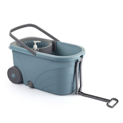 Kleeno Max Clean Spin Mop Bucket with Soap Dispenser