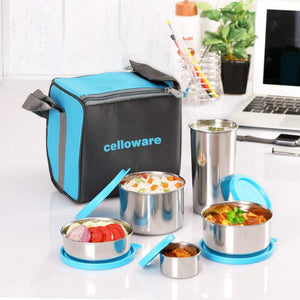 Steelox Steel Lunch Box Combo