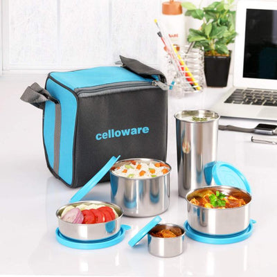 Steelox Steel Lunch Box Combo