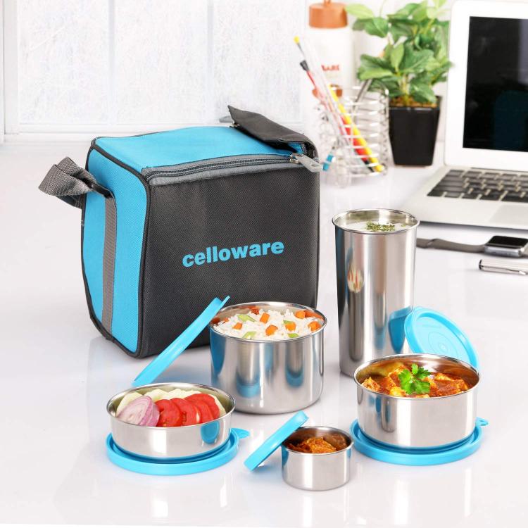 Steelox Steel Lunch Box Combo