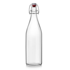 Aquaria Glass Water Bottle, 1000ml