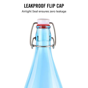 Aquaria Glass Water Bottle, 1000ml