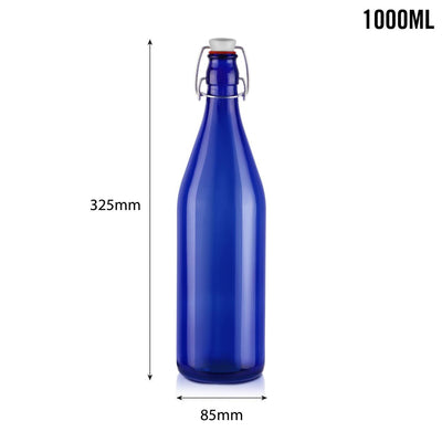 Aquaria Glass Water Bottle, 1000ml